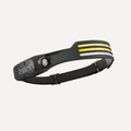 Rechargeable COB Sensor Headlamp – 3-Colour Light with Side Light