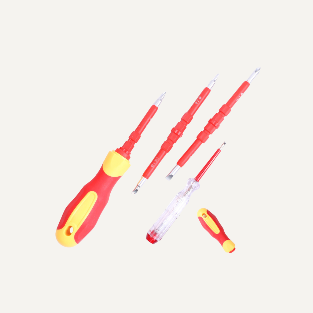 Compact 5-in-1 Magnetic Screwdriver Repair Kit