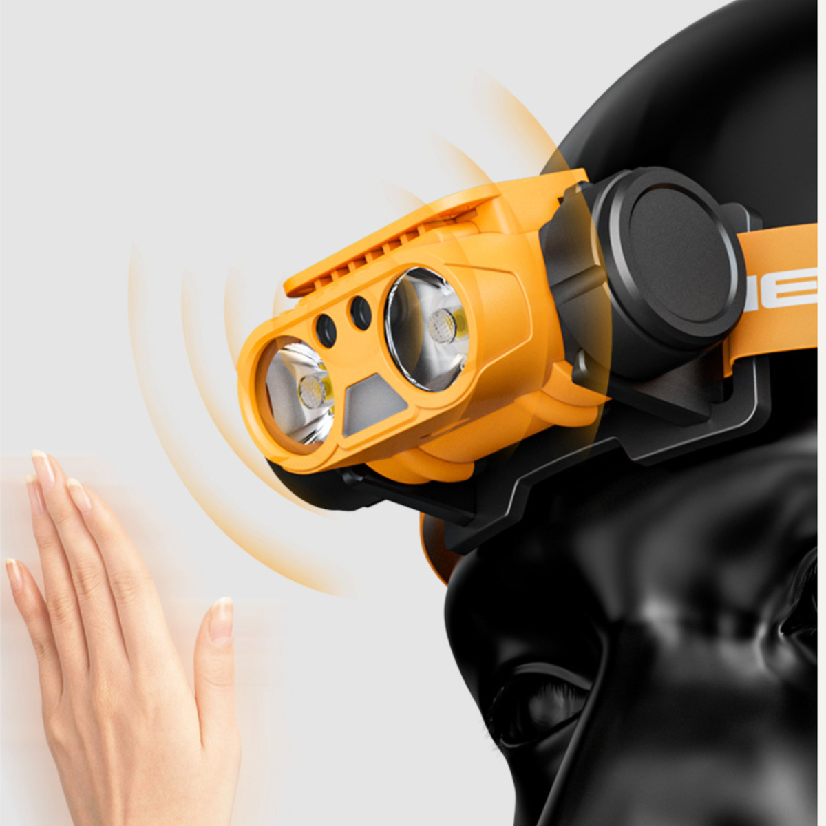 500LM Rechargeable Motion Sensor Headlamp – T400 | 1800mAh, Type-C