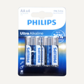 Philips Ultra Alkaline AA Batteries – 4 Pack - Battery Pack
