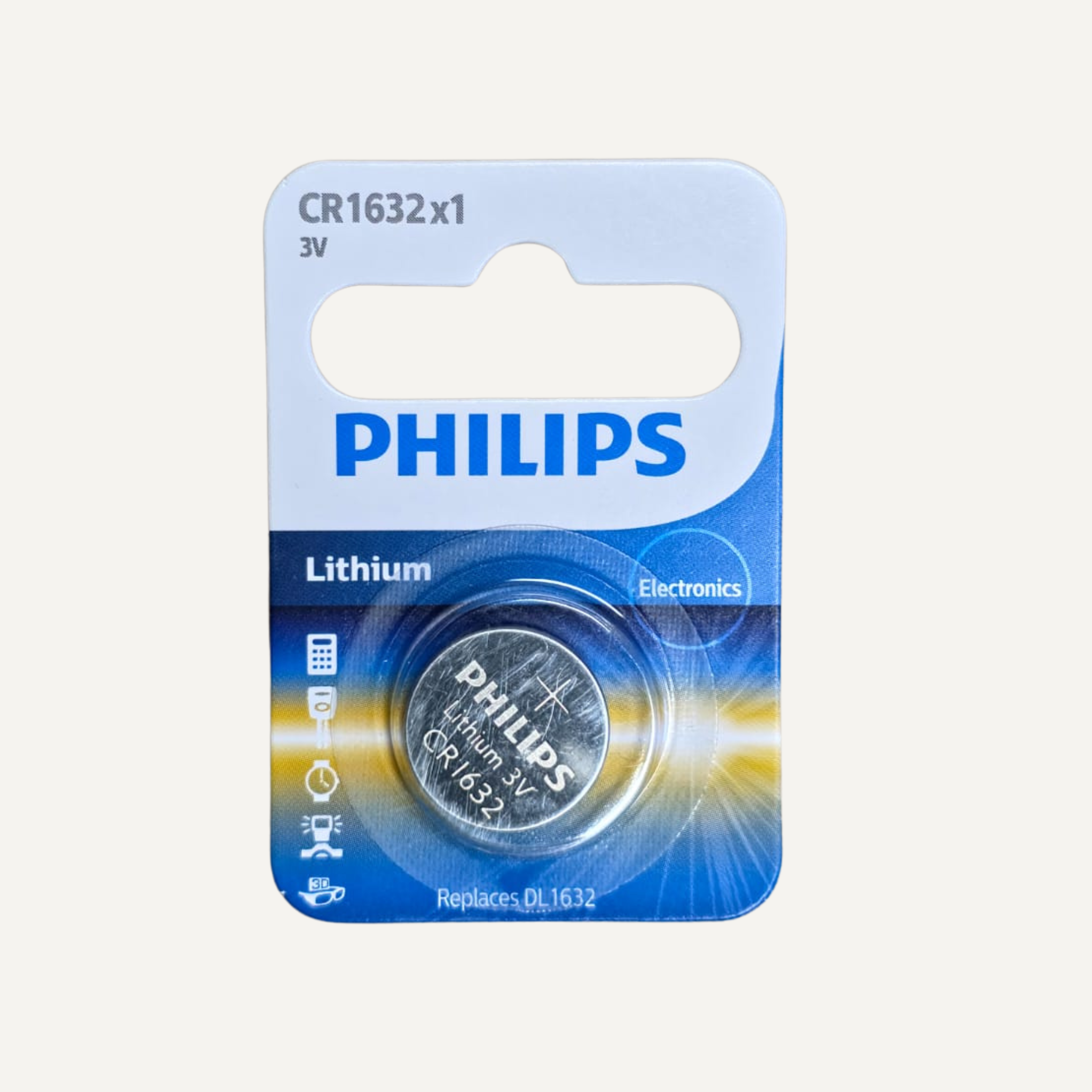Philips CR1632 Lithium Battery – Single Pack - Battery Pack