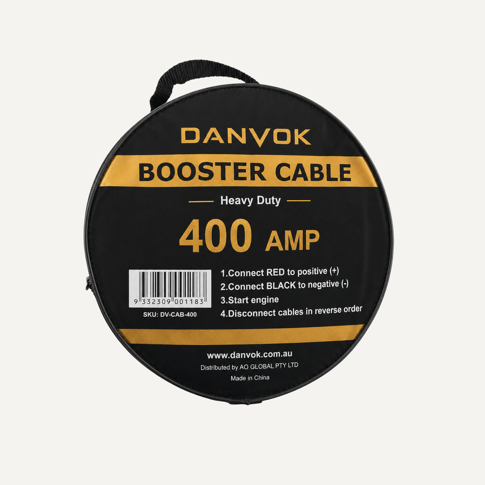 DANVOK 400 AMP Booster Cable – 2.5m