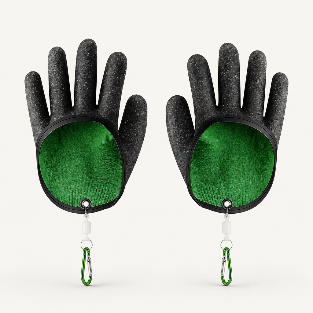 Magnetic Saltwater Fish Handling Glove - Product Packaging View