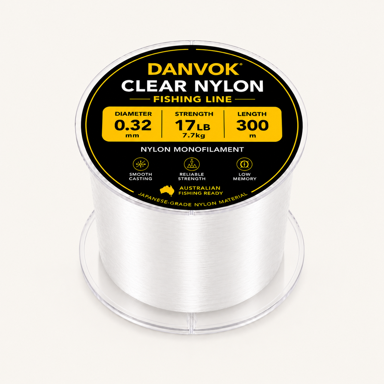 Nylon Monofilament Fishing Line 300m 17LB