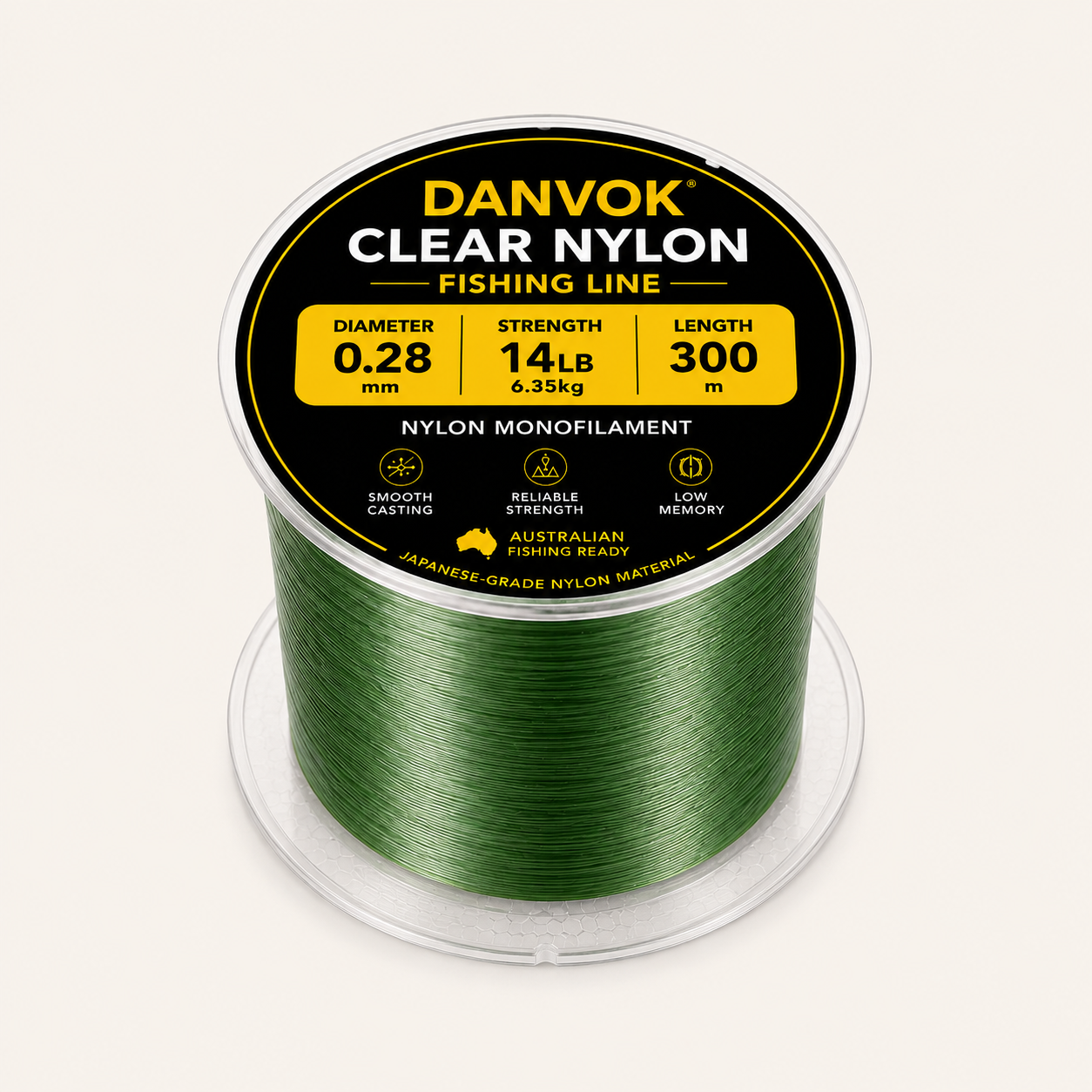 Nylon Monofilament Fishing Line 300m 14LB