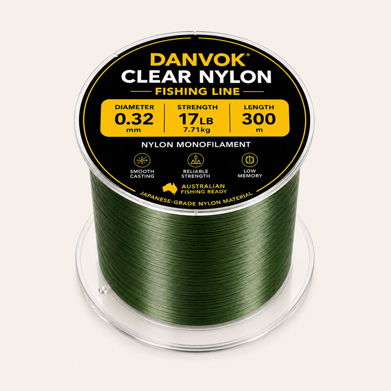 Nylon Monofilament Fishing Line 300m 17LB
