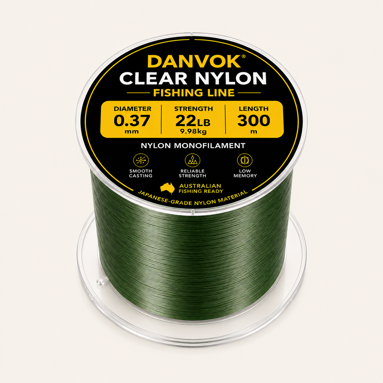 Nylon Monofilament Fishing Line 300m 22LB