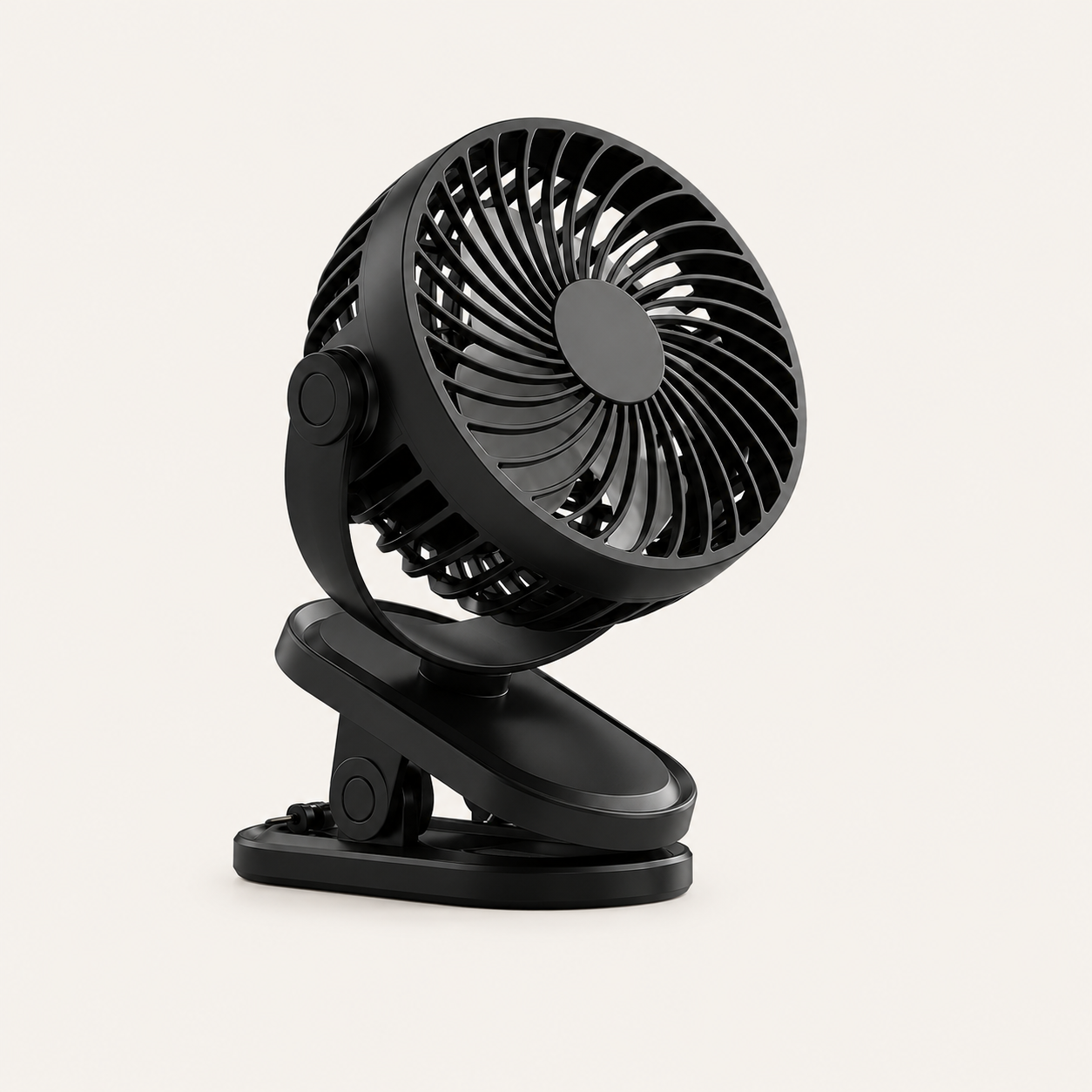 Rechargeable Clip Fan with Dual Battery