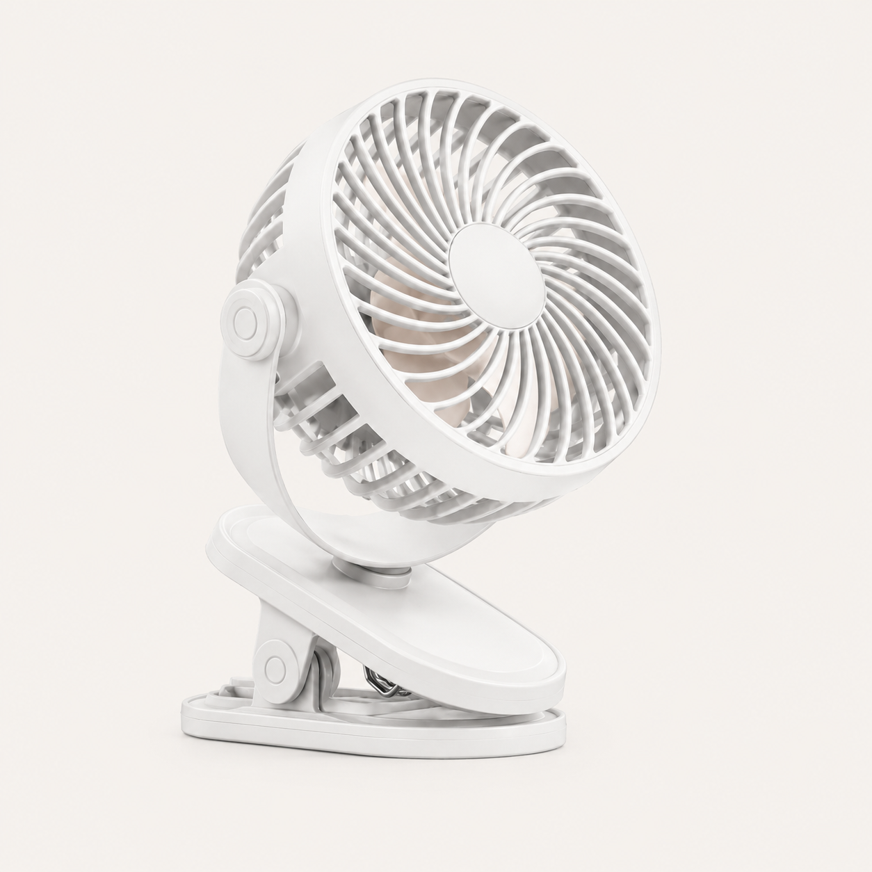 Rechargeable Clip Fan with Dual Battery