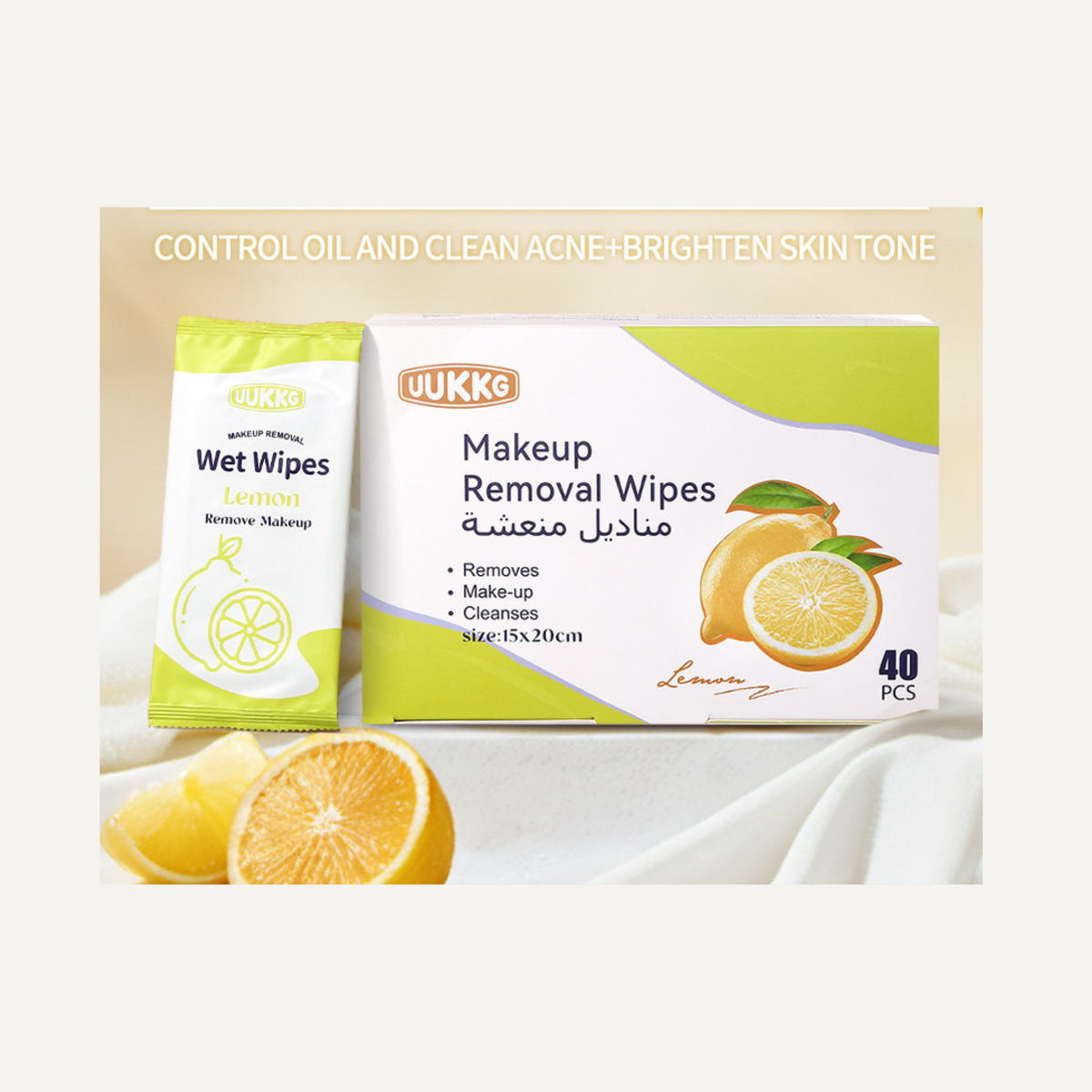 Individually Wrapped Cleansing Wipes – 40 Pack