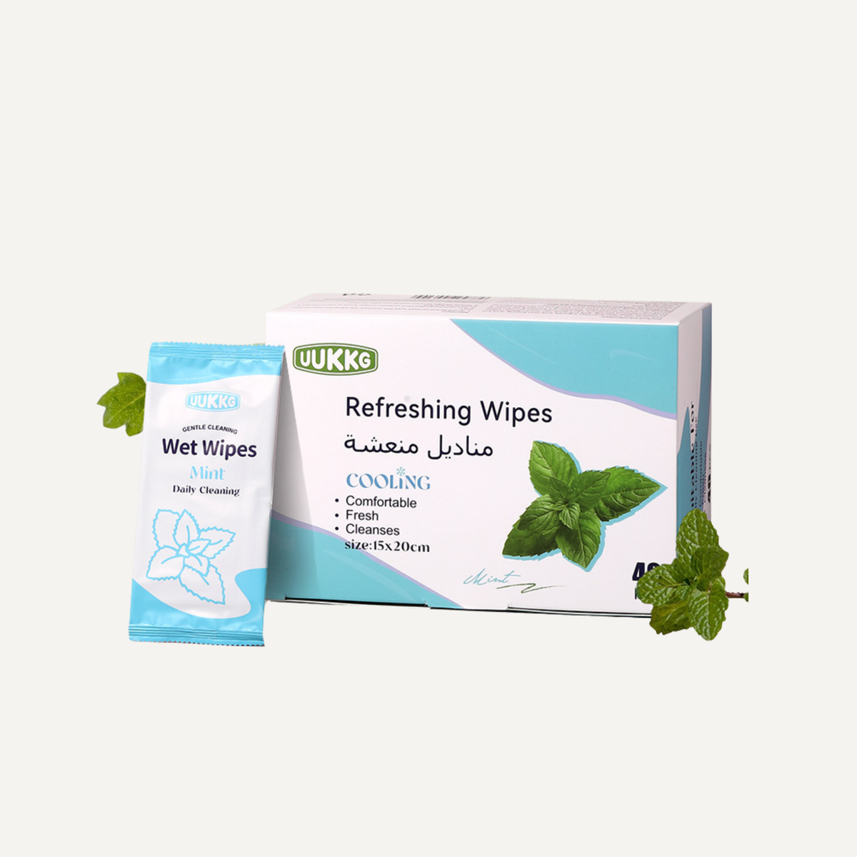 Individually Wrapped Cleansing Wipes – 40 Pack