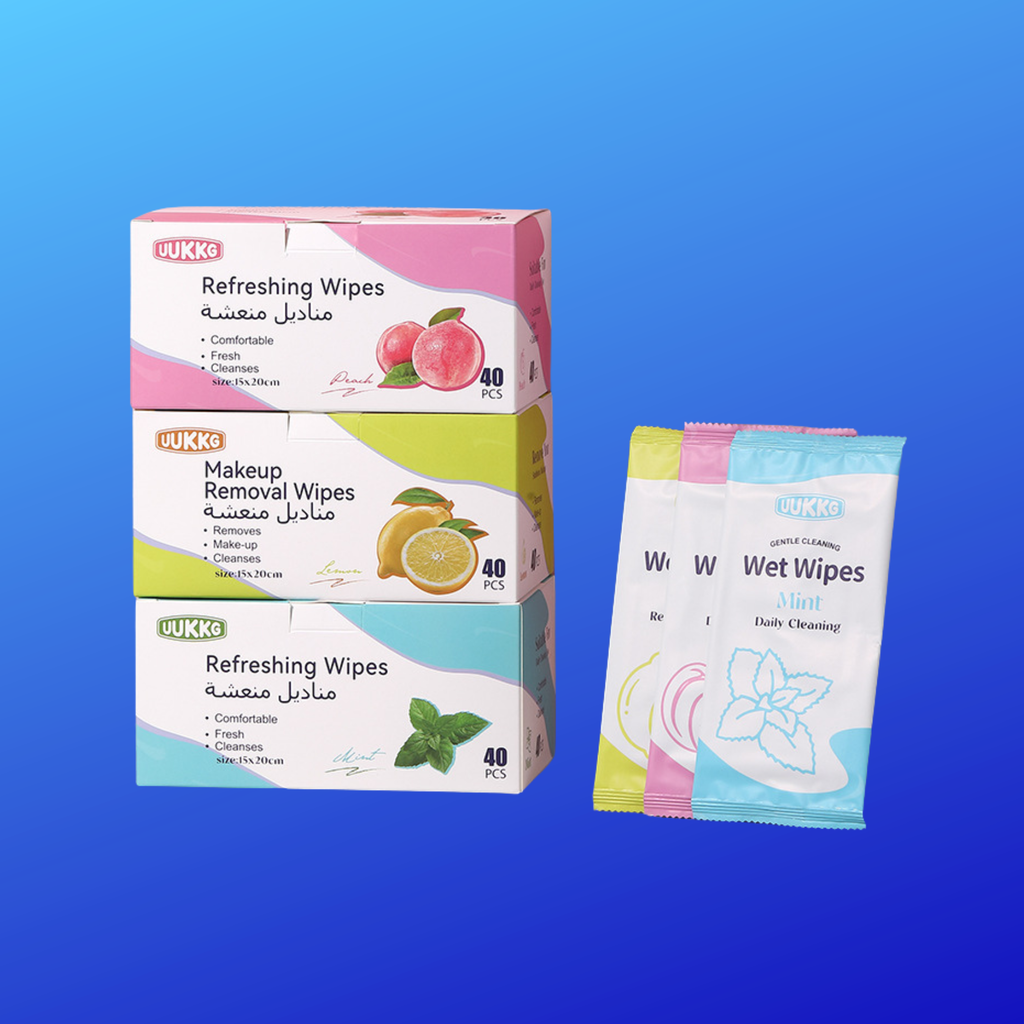 Individually Wrapped Cleansing Wipes – 40 Pack