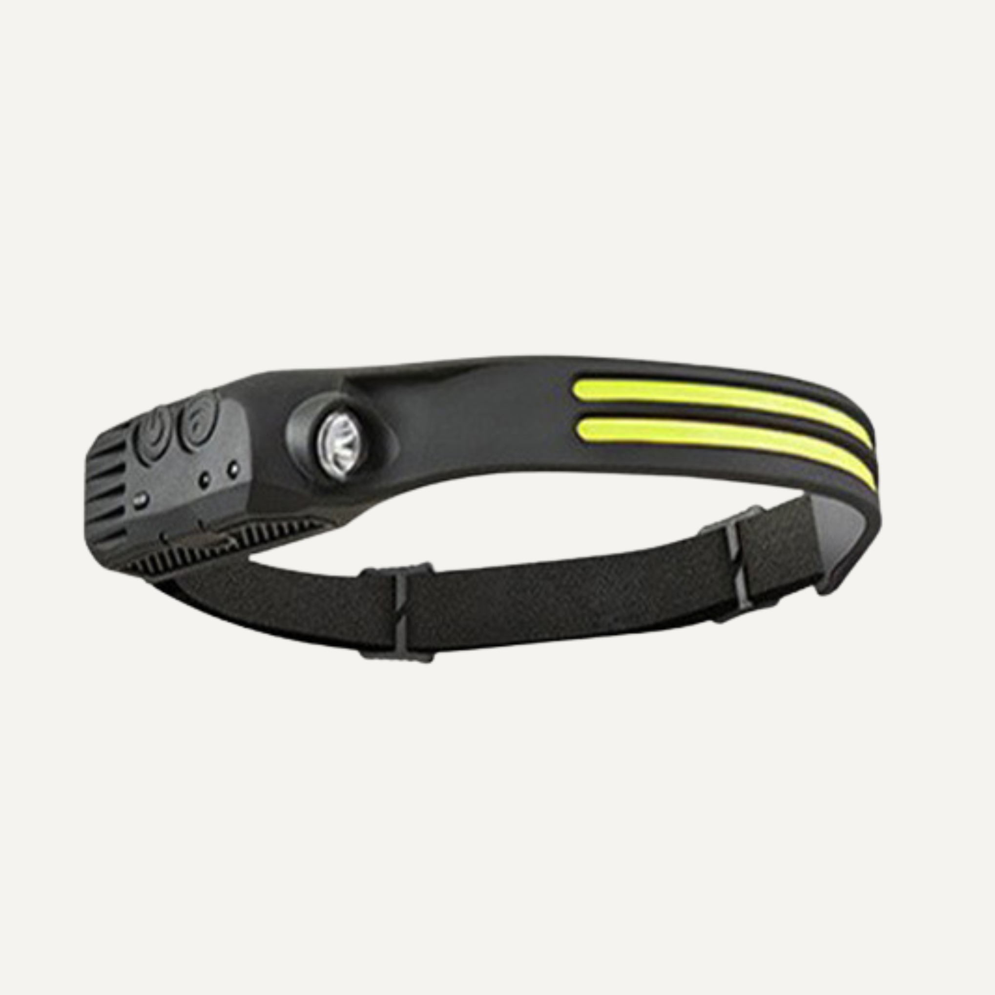 Dual White COB Sensor Headlamp with Side Light