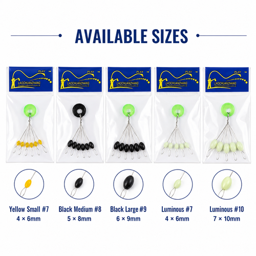 Fishing Float Stops Mixed Pack – 30 Pieces