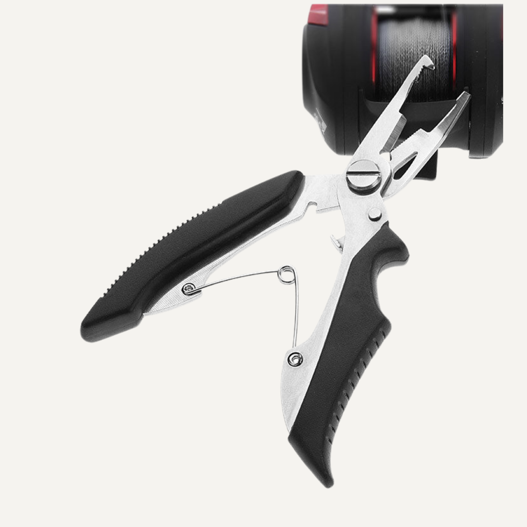 Fishing Pliers with Braid Cutter, Split Ring Opener & Hook Remover