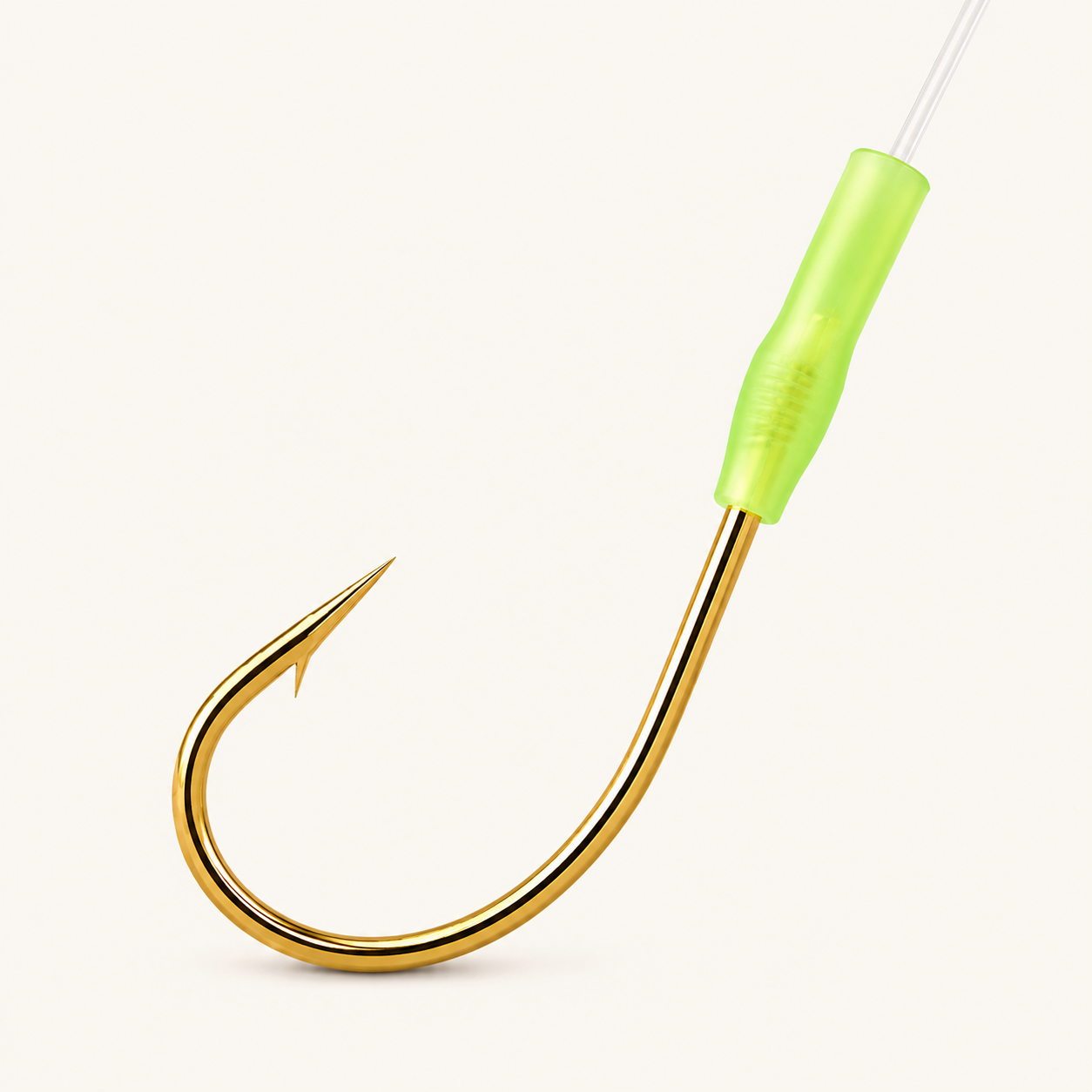 Pre Tied Glow Fishing Hook Rigs Gold Hooks 10 /Pack - Pre-Tied Fishing Hook Rigs