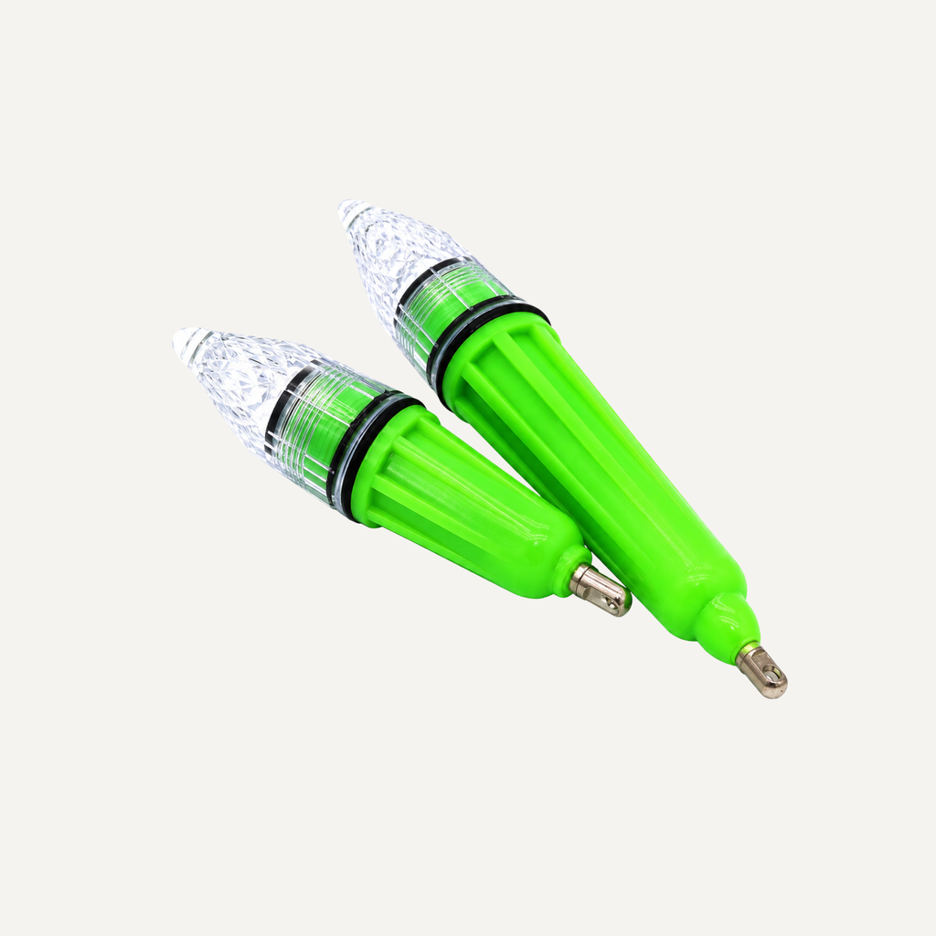 LED Fishing Attractor Light with AA Battery – Fluorescent Green, 12cm