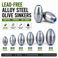 Lead-Free Alloy Fishing Sinkers-6pack - Product Packaging View
