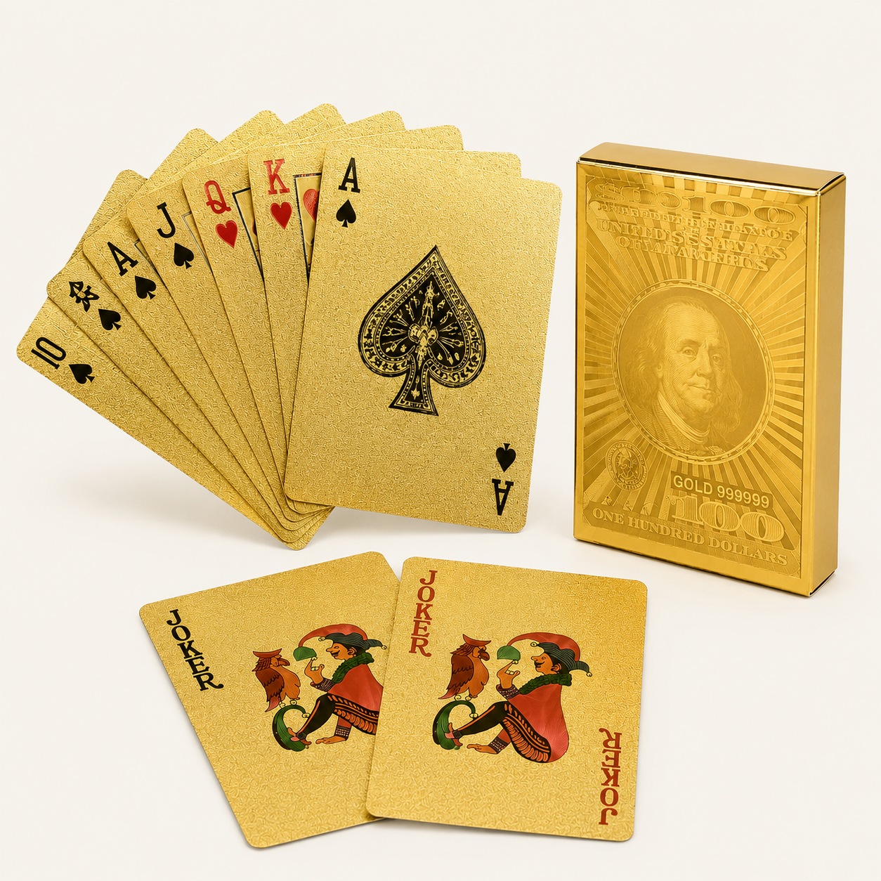 Gold Foil Playing Cards - Gold Foil Playing Cards