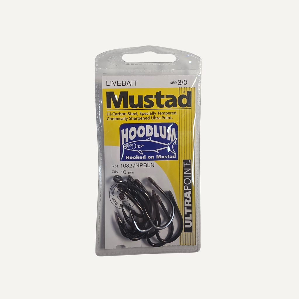 Mustad Hoodlum Hooks – Size 3 – 10 Pack