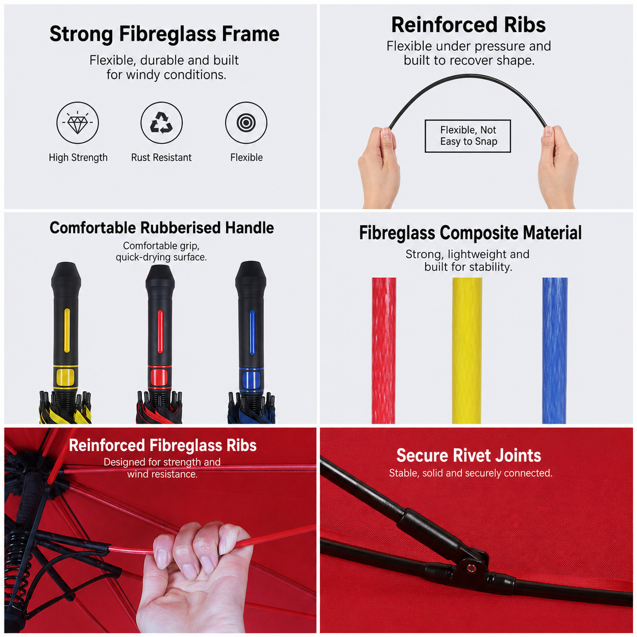 Premium Executive Golf & Car Umbrella – Double Layer, 135cm - Lifestyle or Detail View