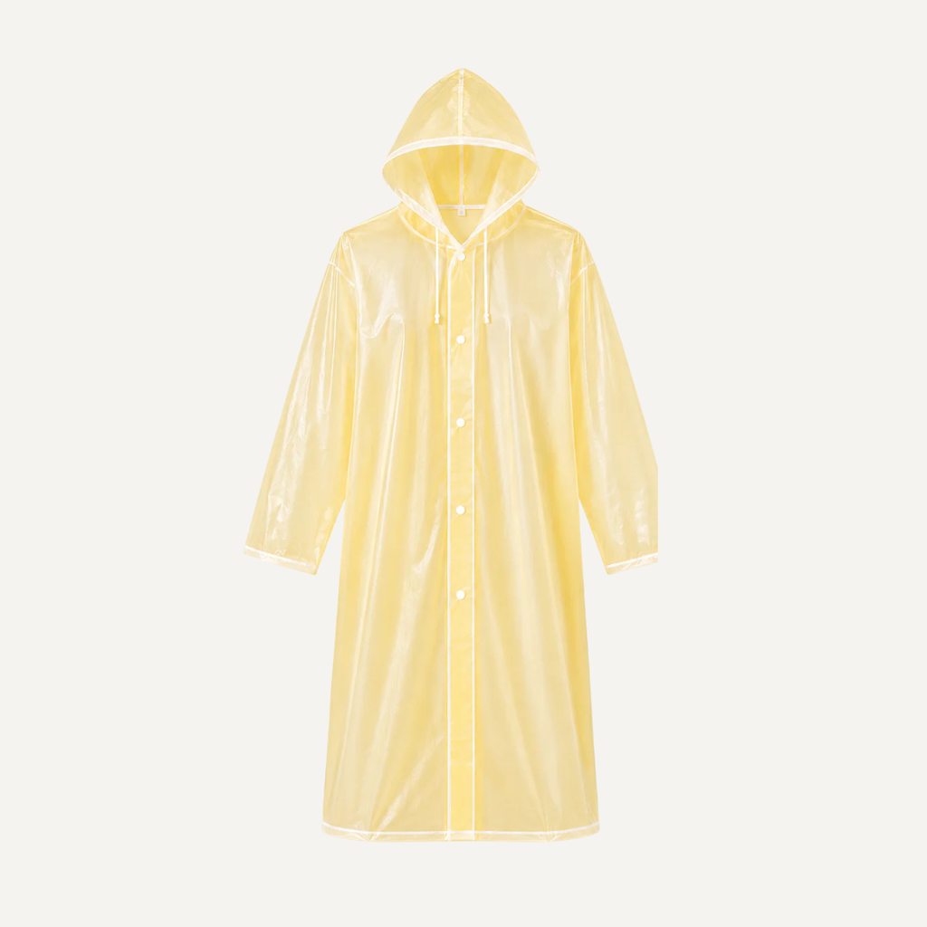 Reusable PEVA Raincoat with Hood