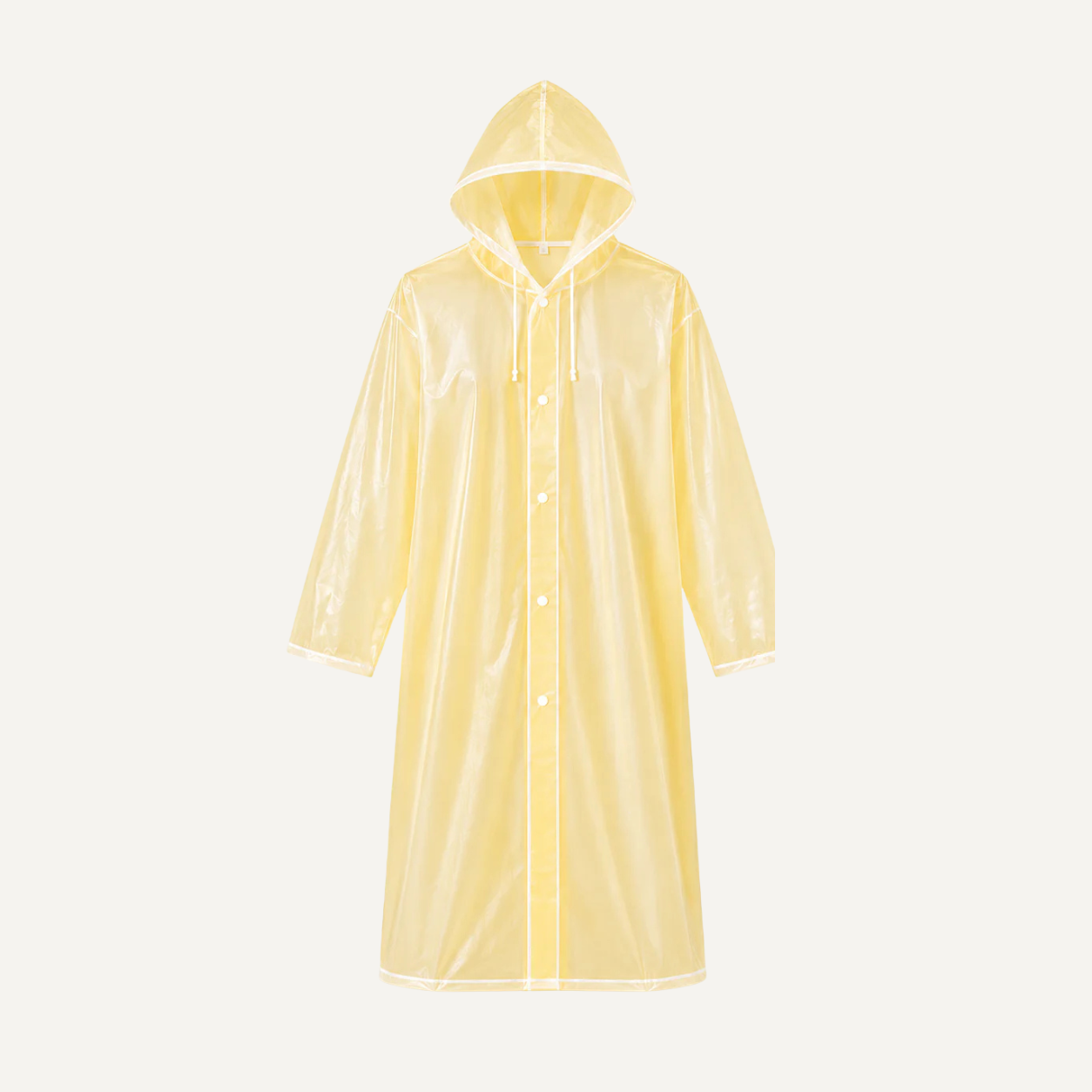 Reusable PEVA Raincoat with Hood