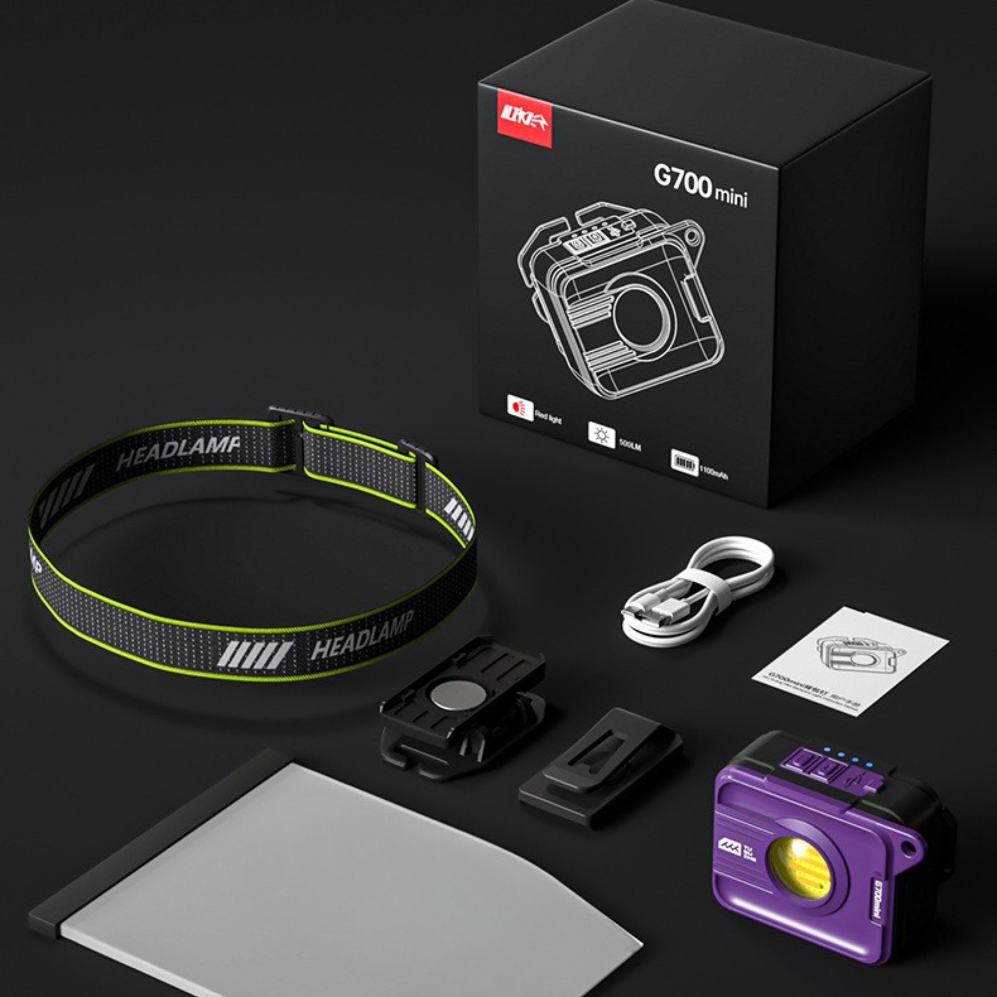 Rechargeable Camping & Utility Light 5000mAh – 850 Lumens