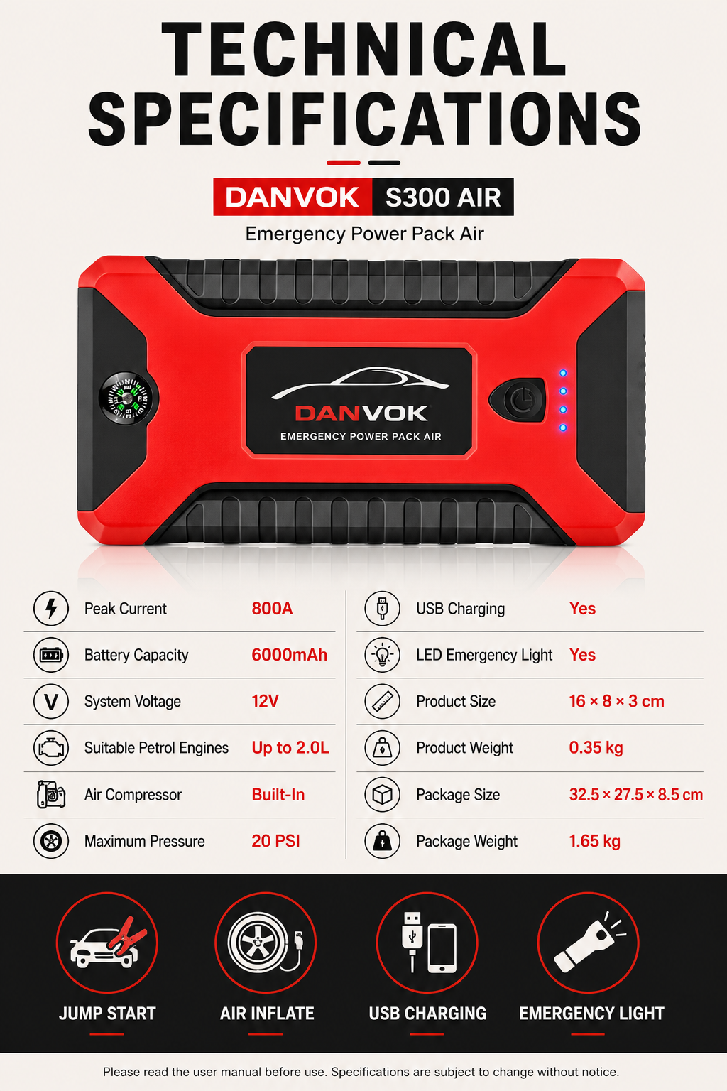 S300 Emergency Power Pack Air - Additional Product View