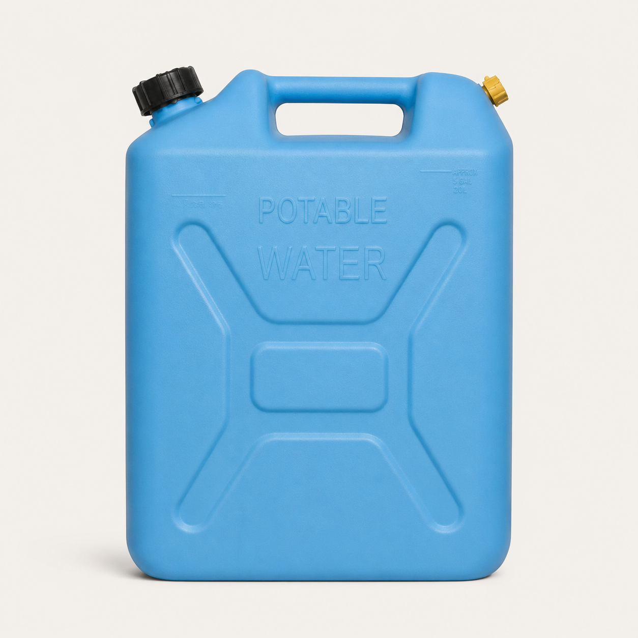 Scepter Military Style Water Jerry Can – Blue 20L - Portable Water Storage Can
