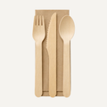 Wooden Cutlery Set – 50 Pack - Disposable Wooden Cutlery Set