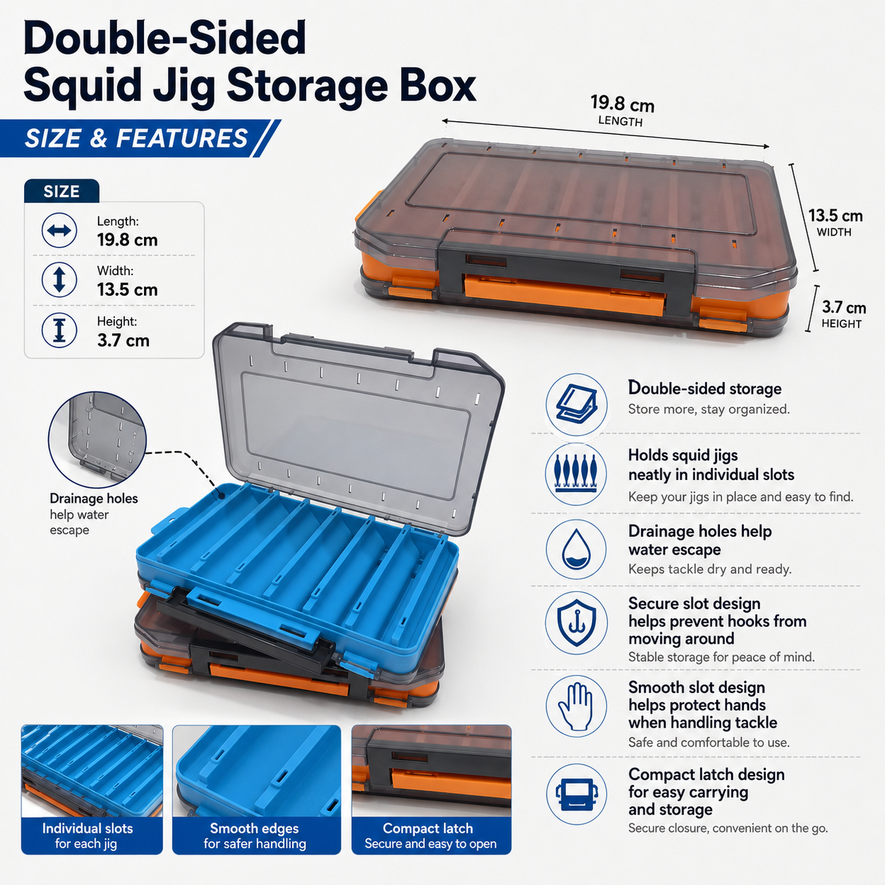 Squid Jig Storage Box