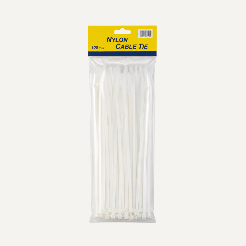 Nylon Cable Ties – 4.8×300mm, 100 Pack