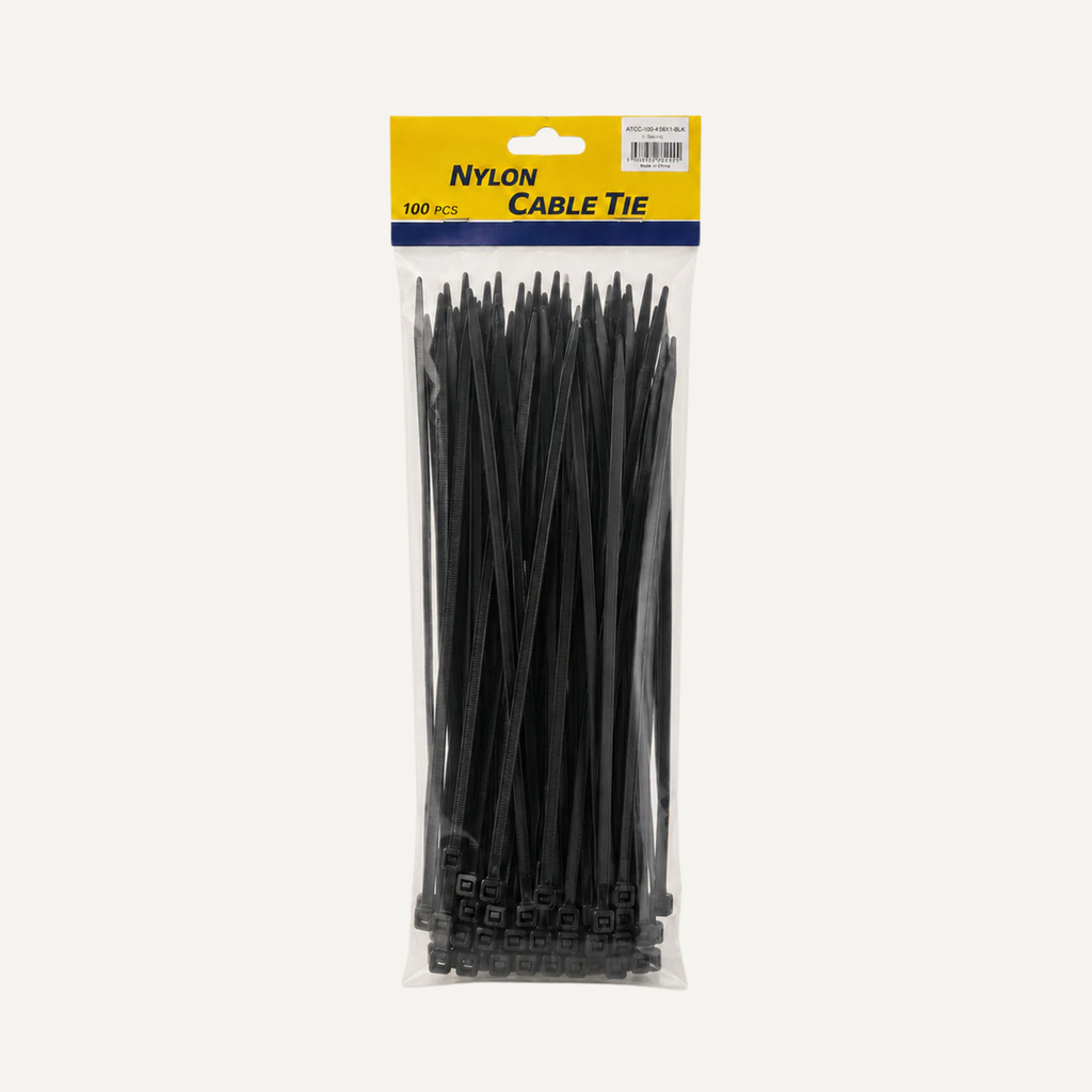 Nylon Cable Ties – 4.8×300mm, 100 Pack